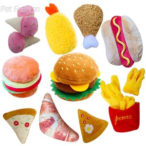 HOT Puppy Dog Plush Squeaky Toys for Small Medium Dogs Bone Aggressive Chewers for Pet Cat Products Puppy Accessories