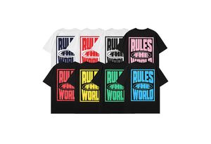 Mens Designer T Shirts Cor Alcatraz Tee Fashion tshirts men women Color Printing Logo T-shirt Summer Short Sleeves Hip Hop Tops