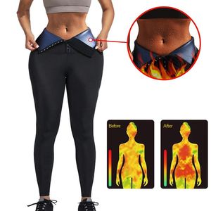 Waist Tummy Shaper Sweat Sauna Pants Body Shaper Shorts Weight Loss Slimming Shapewear Women Waist Trainer Tummy Workout Sweat Leggings Fitness 230605