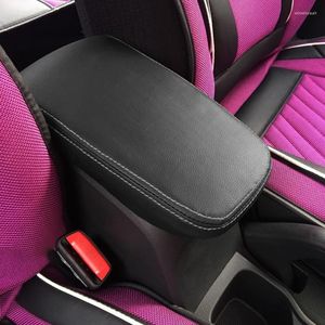 Car Seat Covers Auto Center Console Pad Armrest Box Cover Protector Elbow Cushion Handrail For Elantra 2023-2023