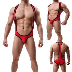 Mäns kroppsformar Herr Shapewear Bodysuit Ice Silk Underwear Briefs Men's Topless Bodysuit Fashion Male Body Slimming Sexy Bodysuit 230606