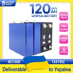 CATL 8/16/32 st 120AH 24V 48V LIFEPO4 Batteripaket litiumjonceller 3.2V LifePo4 -batterier i lagerfartyg gratis till Ukraina