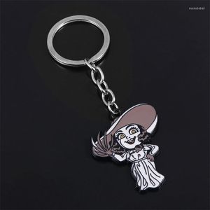 Keychains Game Residents Evils 8 Village Keychain Six-Winged ofödd Metal Pendant Alloy Keyring Key Chain Accessories Gift