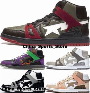 Scarpe da ginnastica Scarpe da ginnastica Taglia 12 Uomo A Bathing Ape BapeSta 93 Hi Donna Us12 Alta qualità Us 12 Casual Verde Designer Eur 46 Taglia grande Arancione Piattaforma da corsa Zapatos