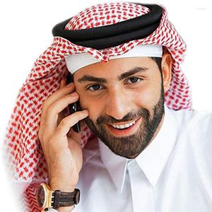 Cachecóis ChenKio Clássico Padrão do Oriente Médio Árabe Capa de Cabeça Turbante Homens Muçulmanos Lenço de Cabeça Bandana Hombre Hijabs Para Homem