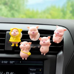 Автомобильный воздух освежитель милый свинья с воздухом освежитель воздух кондиционера выходы