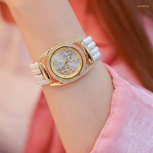 Orologi da polso RELOJES PARA MUJER DONNA OROLOGI AL QUARZO LUSSO DIAMANTI PERLA ELEGANTE VESTITO DA DONNA OROLOGIO DA POLSO RELOGOS FEMININOS