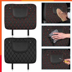 New Car Anti-Kick Mats Auto Seat Back Protector Cover For Children Baby Storage Pocket Wear Resistant Interior Accessories