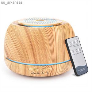 300 ml Essential Oil Diffuser Remote Control Ultrasonic aromaterapy Oil Diffusers Cool Mist Firidifier Waterless Auto-Off L230523