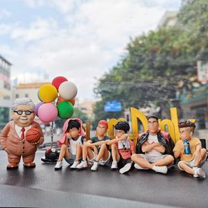 Car Air Freshener Car Interior Decoration Cartoon Anime SLAM DUNK Hanamichi Sakuragi Set Action Figure Figurines Ornament Auto Accessories Gifts 230605