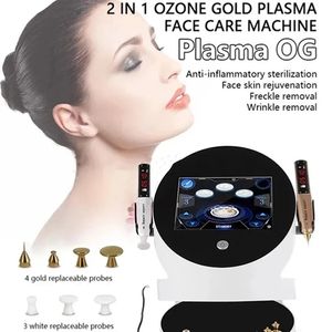 2023 Hot Sales 2 i 1 Professionell RF -utrustning Ansiktshud åtstramning fräknad borttagning Ögonlock Lyftning Plasma Beauty Machine Salon