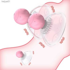 Ventose per capezzoli Rotante Pompa per stimolazione del seno Reggiseno Massaggiatore Ventosa per capezzoli Famale Masturbador Vibratore Giocattoli del sesso per le donne L230518