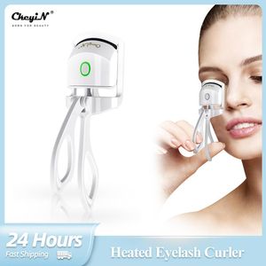 Brushes CkeyiN Electric Heated Eyelash Curler Long Lasting Eyelashes Curls Makeup Tools Rechargeable Eye Lash Perm Temperature Control