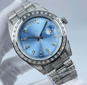 Klasyczny wielowy stylowy wiertarka na rękę 41 mm diamentowy szafir Sapphire Luminous Auto Data super wysokiej jakości cal. 2813 Automatyczne zegarki dla mężczyzn