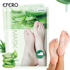 Accessoires 30pair Aloe Vera Peeling Peeling Foot Maske Scrub Socken für Pediküre Socken Entfernen Sie tote Haut Heels Fußschalenmaske für Beine