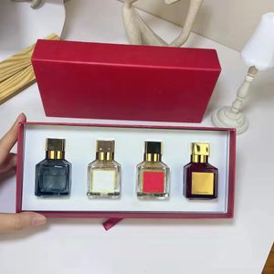 Masion baccarat 540 Perfume Gift Set 4pics x30ml Rouge Extrait De Parfum Men Women Fragrance Long Lasting Smell with Gift Box Kit free fast delivery