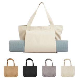 Yogamattor Oxford Mat Carry Bag Multifunktionell Yoga Pilates Mat Case Bag stor kapacitet tvättbar lätt vikt för turistkondition 230605