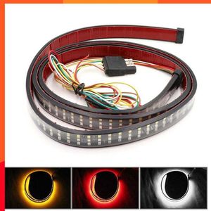 Neue 60 Zoll 432LED Dreireihige Lkw Heckklappe Led Streifen Licht Bar Mit Umge Blinker Lichter Für Jeep Pickup suv für Dodge