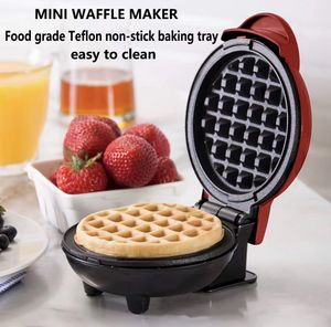 Diğer Tencere Mini Waffle Maker Kolay Temizlenmesi Hızlı Taşınabilir Kahvaltı 230605