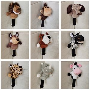 Other Golf Products Animals Golf Fairway Wood Head Covers Plush Golf Fairway Woods Headcovers For Men Women 230605