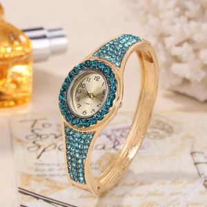 High Quality Wristwatches Watches Women's Crystal Quartz Bracelet Watch