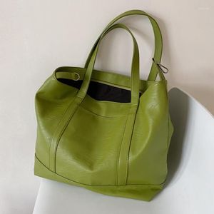 Borse da sera Borsa tote da donna tinta unita Grande capacità Spalla per pendolari semplice e versatile Marea per lo shopping portatile