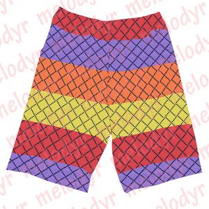 Summer Mens Swimwear Outdoor Vacation Beach Shorts Letter Print Color Men Swimming Trunks