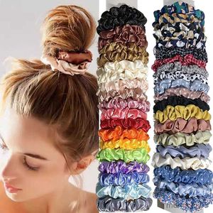 Outros 20 pçs Feminino Laços de Cabelo em Forma de Intestino Faixa de Cabelo Meninas Tecido Doce Faixas de Cabelo Acessórios de Cabelo Suporte Cordas de Cabelo