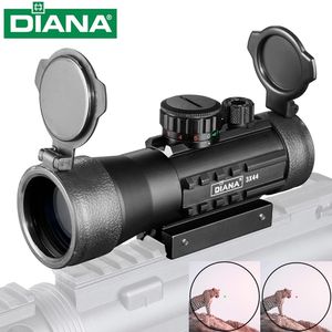 DIANA 3x44 Hunting red dot tactical Optical sight Airsoft accessories fits 11 20mm Picatinny mount rail rifle scope for hunting