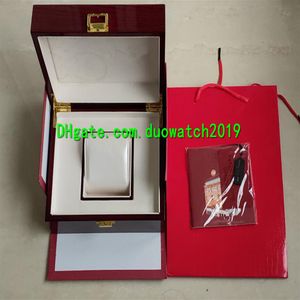 High Quality Red HUB Watch Box Papers Card Wood Gift Boxes Handbag For Bang King Power Diver 311 SX 1170 GR Man woman gift watch b189v