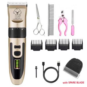 Trimmers Haustierhund Haar Trimmer Tierpflege Clippers Elektrische Hundehaarschneider Katzen Haarentferner USB wiederaufladbare Haustier Haarschnittmaschine