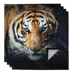 Столовая салфетка животные тигр многоразовый салфет
