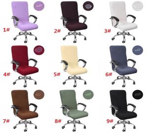 SML Office Chair Cover Universal Size Elastic Waterproof Rotating Chair Covers Modern Stretch Arm Chair Slipcovers2125945