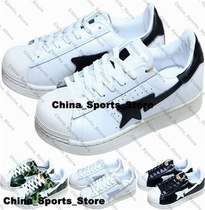 Shoes Trainers Casual Size 12 Mens Sneakers BapeSta Superstar 80s Women Superstars Eur 46 Designer Us 12 Schuhe Gym Us12 High Quality ABC Camo Green Youth Chaussures