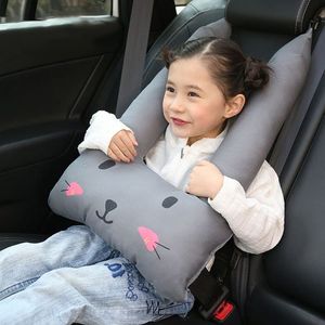 Barnvagnsdelar Tillbehör Tillbehör Baby Safety Strap Cartoon Car Sefety Seat Car Seat Belts Kudde Skydda barn Mjukt axel Safe Pit säkerhetsbälte 230605