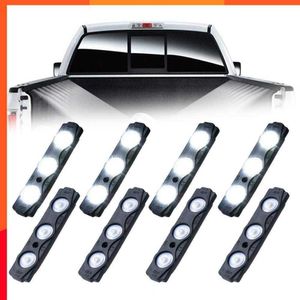 Yeni RV Atmosfer Işık LED Pod Kit Şeridi Araç İç Kamyon Su Geçirmez Beyaz Pikap Işıkları Kargo Aksesuarları