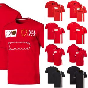 Новая футболка для футболки F1 Polo Formula 1 Red Team Deatchabless Quick Dry Racing Tops Casual Motorsport Jersey