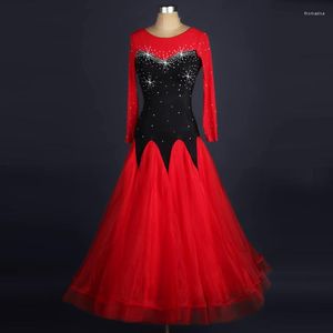 Stage Wear 2023 Style! Ballroom Standard Dance Dress Waltz Konkurs Kobiety Rumba Jive Chacha Modern Tango Ballroom