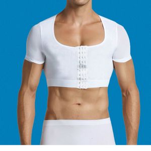 Men's Body Shapers Men Gynecomastia Tops Slimming Body Shaper Posture Corrector Male Control Back Supportor Undershirt 230606