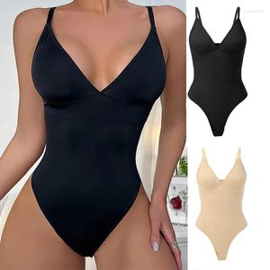 Intimo modellante da donna Body per il controllo della pancia Perizoma Intimo senza cuciture Scolpire Body Shaper Canotta senza schienale Abito One Piece