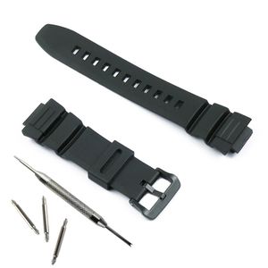 band Accessories pin buckle for Casio MCW-100H 110H W-S220 HDD-S100 waterproof resin watch strap men and women265f