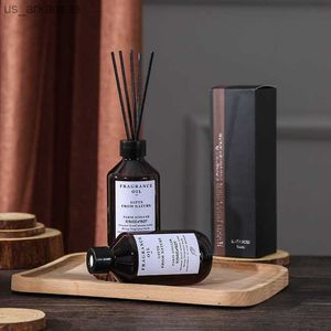 200ml home fragrance refill oil with black rattan sticks reed diffuser supplement solution space atmasphere plant scented oil
