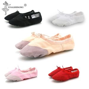 Scarpe pianeggianti ragazze per bambini scarpe da ballo pancione di ballerina di alta qualità Pratica per scarpa professionale ballerina a 5 colori 230605