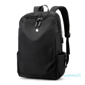 Ll Backpack Yoga Backpacks Laptop Travel Outdoor Waterproof Sports Bags Teenager School Black Grey1
