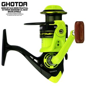 Carretéis de arremesso de iscas Gda Stong Power Fishing Reel 2000 3000 4000 5000 6000 7000 Spinning mais estável pesca em água doce 230606