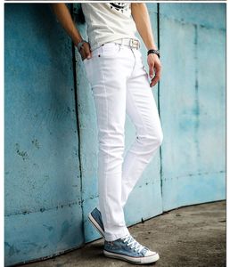 Summer Style Men039S Casual Slim Fit byxor Long Men Jeans Fashion Classic