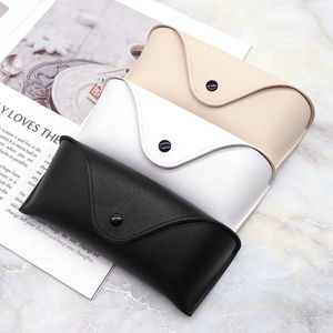 Sunglasses Cases Durable Leather Eye Glasses Shell Hard Case Convenient Lightweight Protector Box Solid Color Pouch Bag Easy To Carry 230605