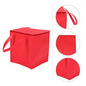 Dinnerware Sets Insulated Picnic Bag Thermal Heat Preservation Coffee Cake Takeout Delivery Pizza Insulation