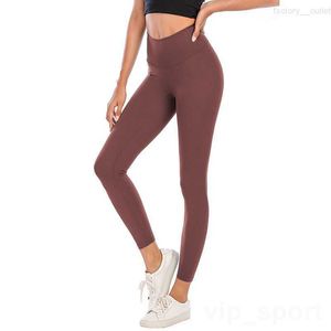 Lady sömlös yogaströmmar sömlösa skrapade långa leggings kvinnor hög midja atletiska byxor som kör wunder tågbyxor i full längd