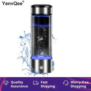 Purifiers vätegenerator Cup Water Filter 430 ml Alkaline Maker Hydrogenrich Water Portable Bottle Lonizer Pure H2 Elektrolys